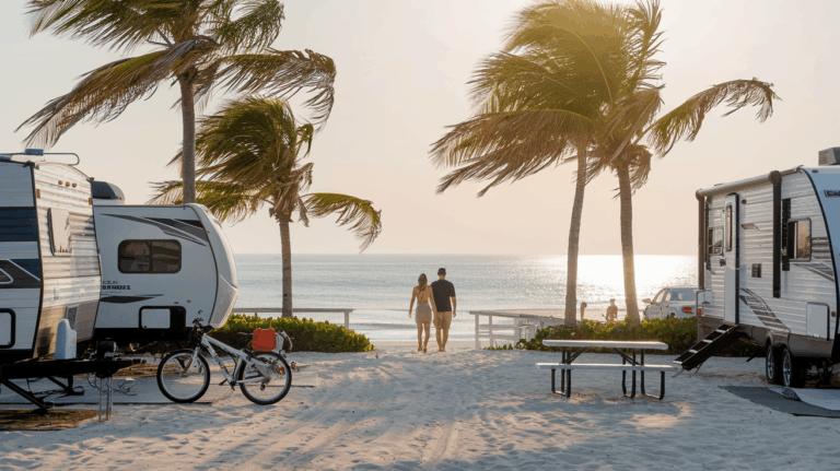 can you camp on the beach in bradenton